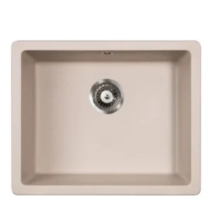 Metalac QUADRO U 50 granitna sudopera podgradna bež 570×470 mm – Ø90