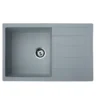 Metalac XATOS PLUS granitna sudopera usadna grafit 780×500 mm – Ø90 (377922)