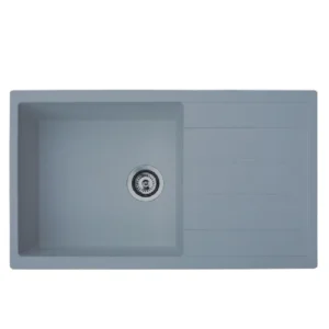 Metalac XATOS MEGA granitna sudopera usadna grafit 860x500 mm – Ø90 (377927)