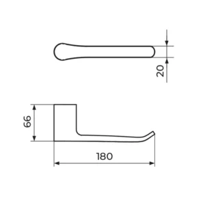 Rosan Stolz 1909 držač za toalet papir tehnički crtež