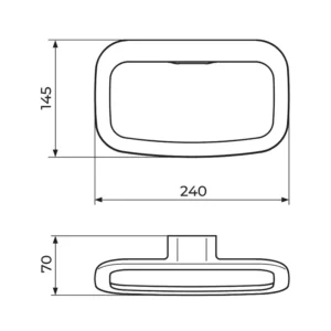 Rosan Stolz 1903 držač za peškir tehnički crtež