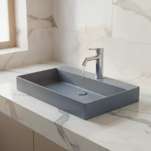 Azzurra ELEGANCE SQUARED lavabo 61x40 cm royal blue (ELLP060400QMRB)