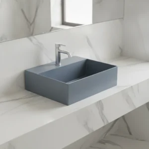 Azzurra ELEGANCE SQUARED lavabo 42×35 cm royal blue (ELPP042350QMRB)