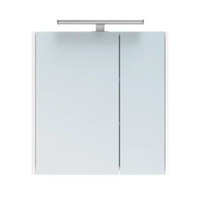 Pino Art Atria ogledalo sa ormarićem 65 cm bela