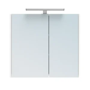 Pino Art Atria ogledalo sa ormarićem 75 cm bela