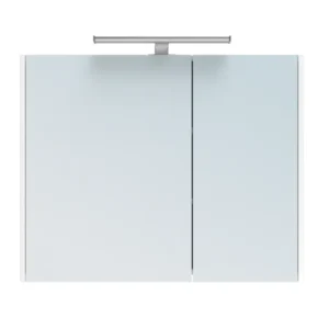 Pino Art Atria ogledalo sa ormarićem 85 cm bela