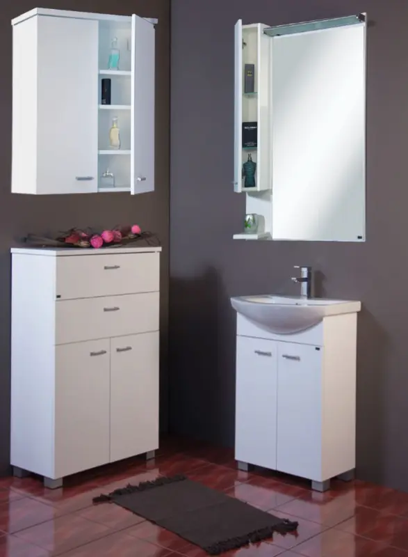 Pino Art Klasik ormarić za kupatilo 68 cm beli