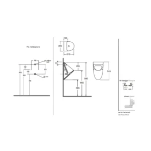 Azzurra FORMA pisoar