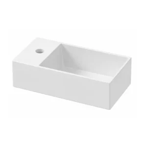 Azzurra ELEGANCE SQUARED lavabo 40x22 levi beli