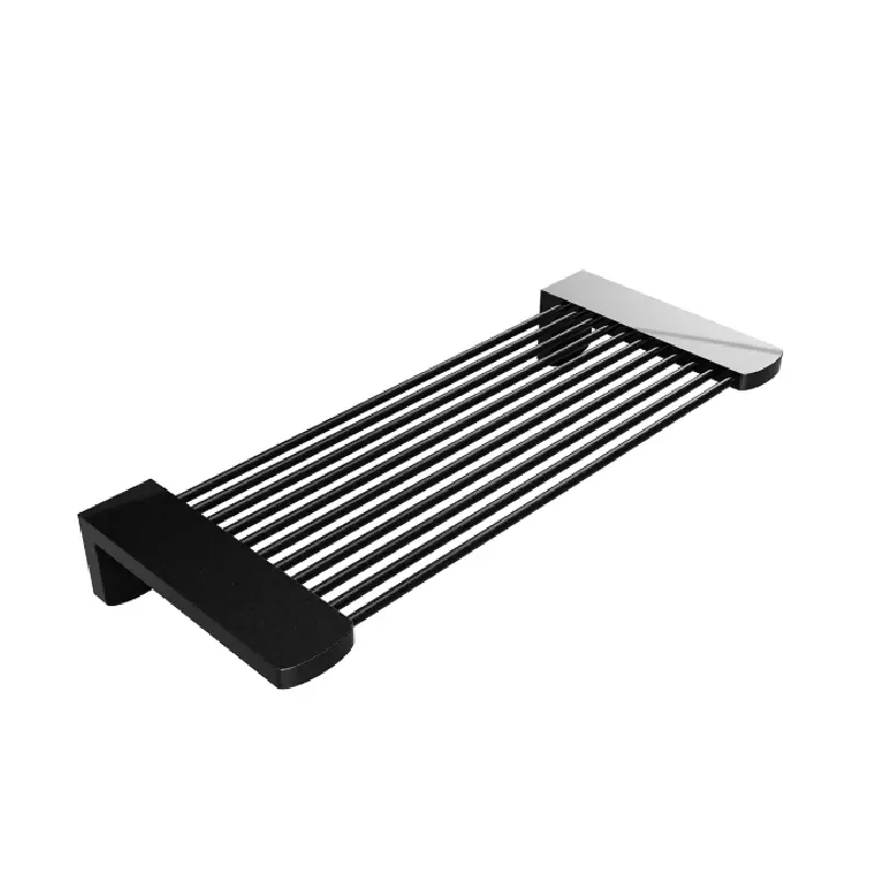 Bemeta DARK polica za kupatilo crna 270 mm