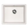 Metalac QUADRO U 50 podgradna granitna sudopera bela 570x470 mm