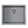Metalac QUADRO U 50 podgradna granitna sudopera grafit 570x470 mm
