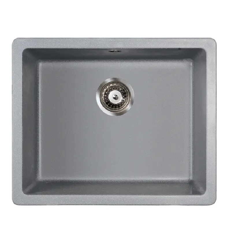 Metalac QUADRO U 50 podgradna granitna sudopera grafit 570x470 mm