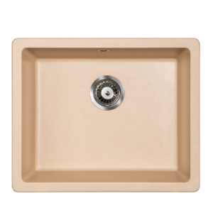 Metalac QUADRO U 50 podgradna granitna sudopera šampanj 570x470 mm