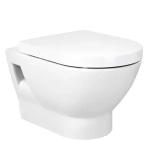 Roca Tipo konzolna WC šolja bela sa daskom minimalistički dizajn