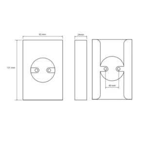 BEMETA HygBag dimenzije 92x131x24 mm
