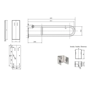 Bemeta Help rukohvat dimenzije 301607470