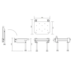 Bemeta Help sedište dimenzije 353125033