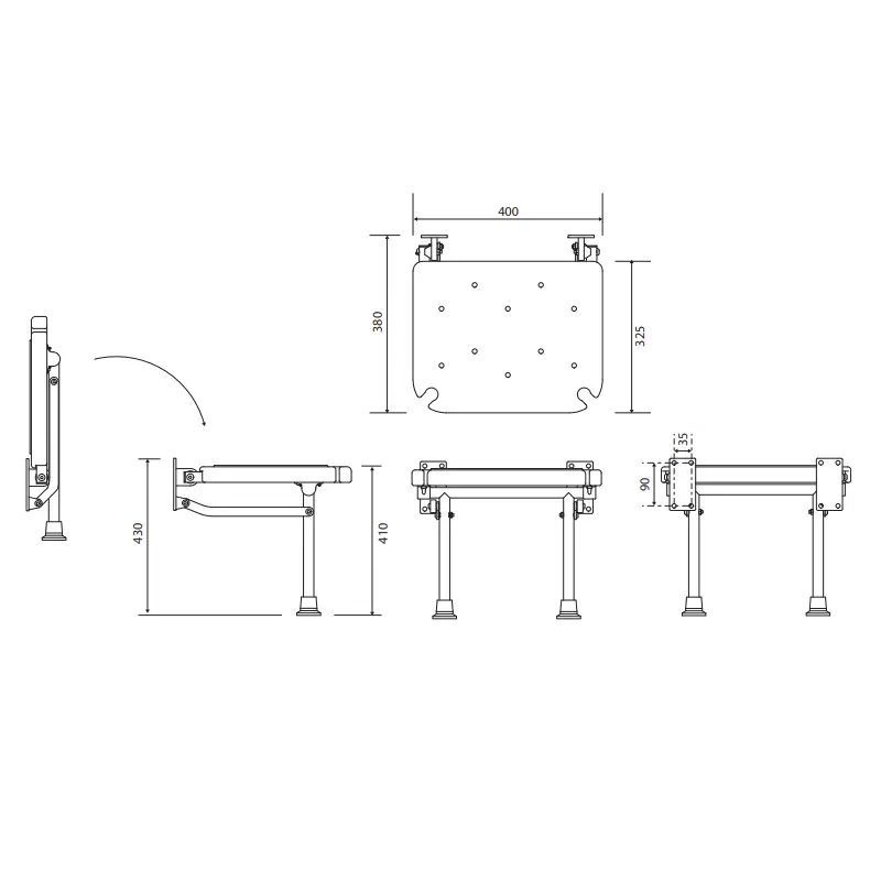 Bemeta Help sedište dimenzije 353125033