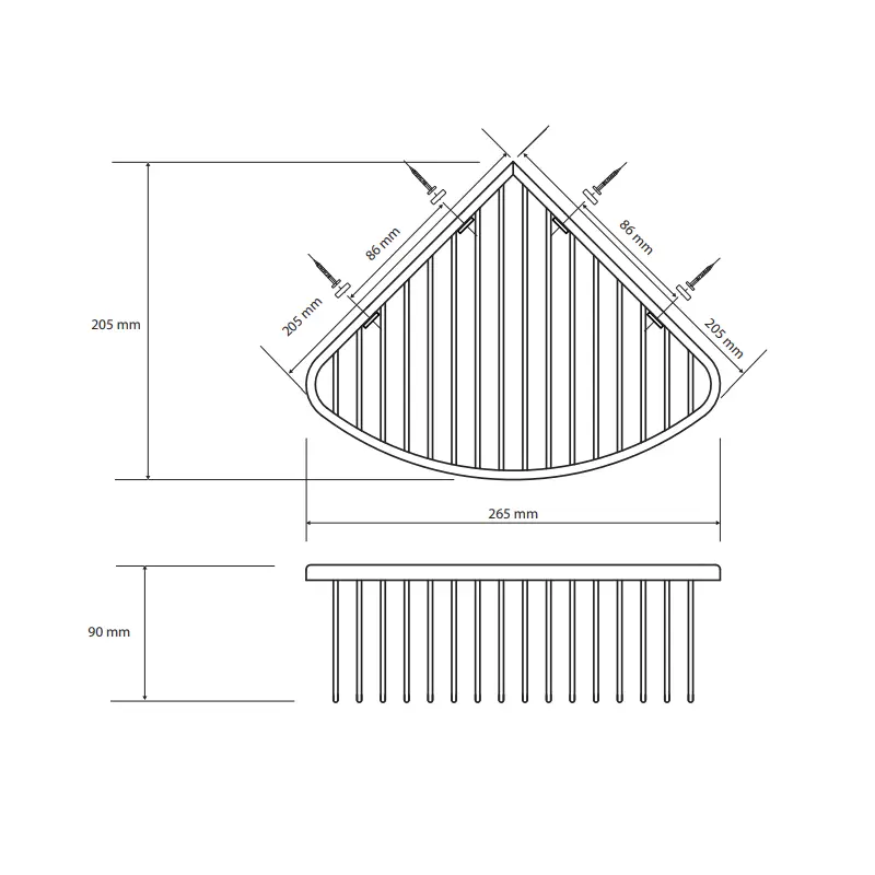 Bemeta Hematit polica dimenzije 159208312