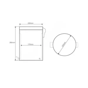 Bemeta Hotel kanta dimenzije 104315012A