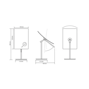 BEMETA ogledalo dimenzije 13x30x19 cm