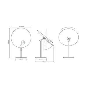 BEMETA ogledalo dimenzije 20x30x19 cm