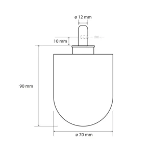 BEMETA četka dimenzije 7x9x7 cm