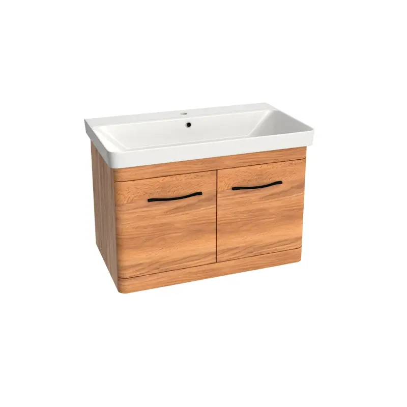 Pino Art Luxor 80 cm lavabo sa ormaricem sa vratima drvo