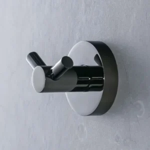 Bemeta Hematit dupla vešalica u kupatilu