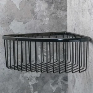 Bemeta Hematit ugaona polica u tuš kabini