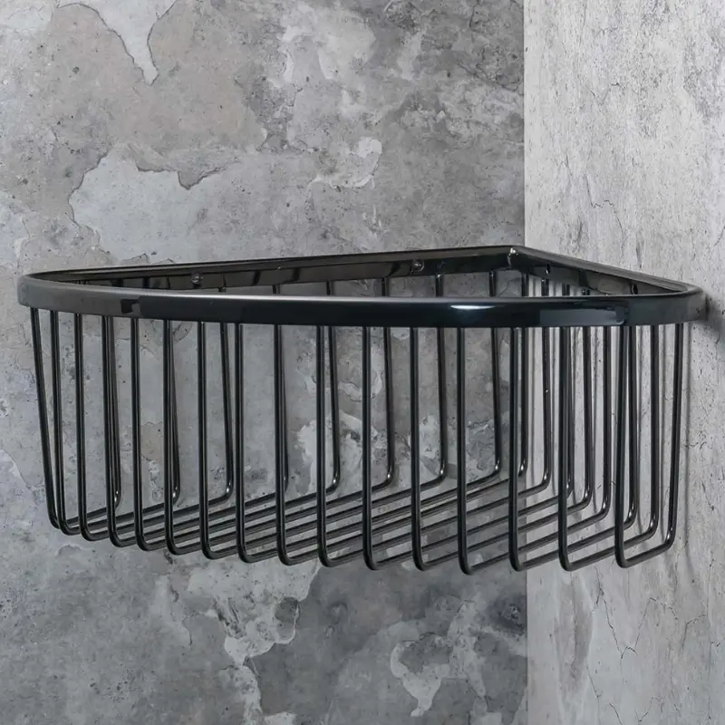 Bemeta Hematit ugaona polica u tuš kabini