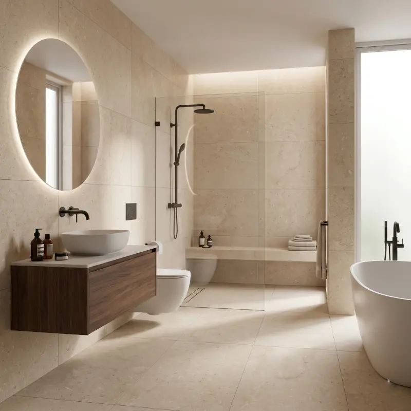 Sintesi Framework Stone Beige pločice 60x120 cm mat stone look