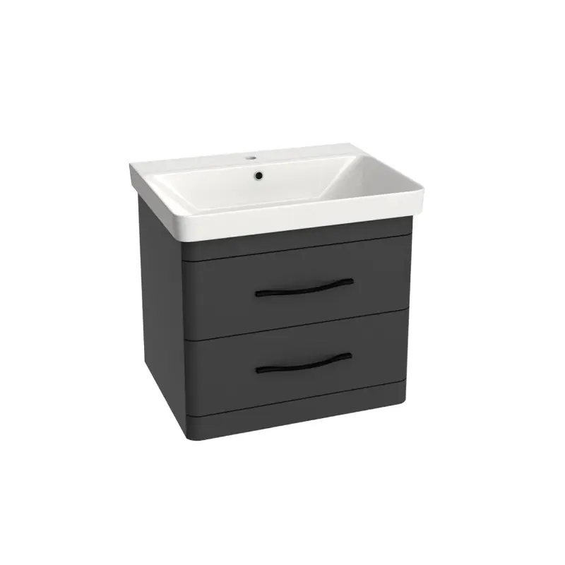 Pino Art Luxor 60 cm lavabo sa ormaricem sa fiokama antracit