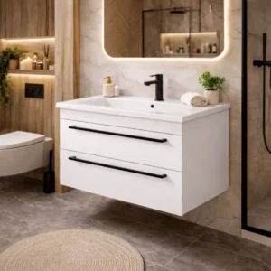 Lavabo sa ormaricem Pino Art Atria 75 cm bela