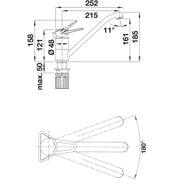 Blanco Wega II 526402 slavina za sudoperu