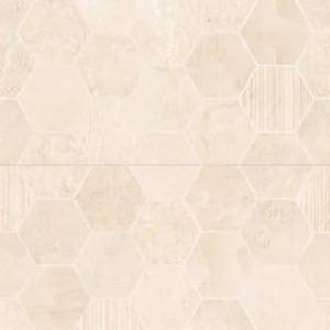 Sintesi Framework Concrete Beige Hexagon pločice 60x120 cm mat beton dekor