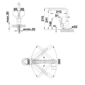 Blanco Mila 519414 slavina za sudoperu hrom