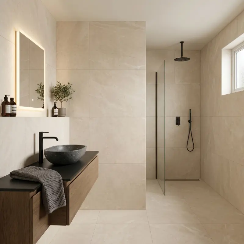 Sintesi Framework Concrete Beige pločice 60x120 cm mat beton look