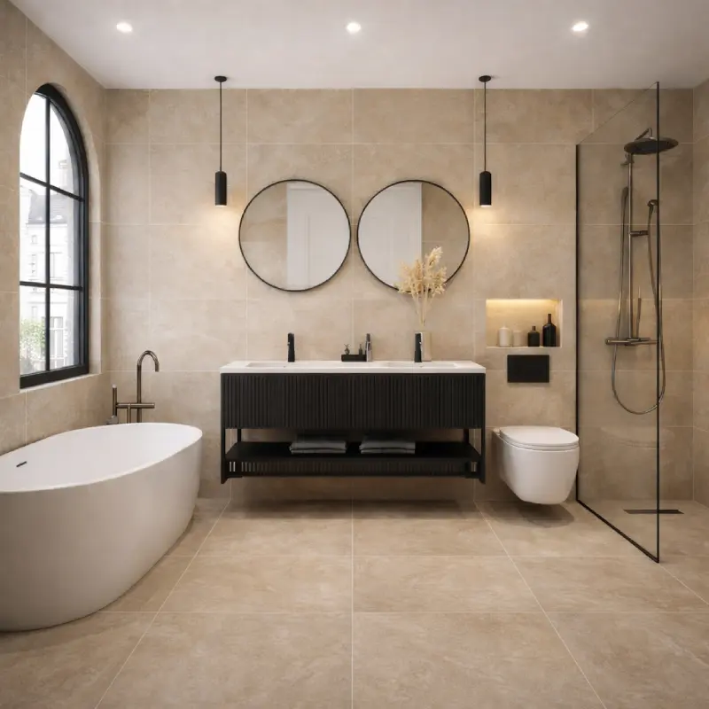 Sintesi Framework Stone Taupe pločice 60x120 cm mat stone look