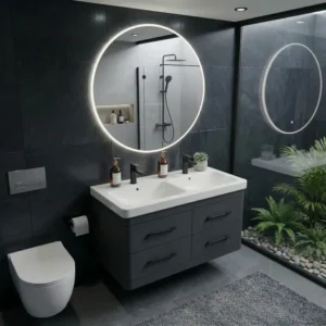 Pino Art Luxor 120 cm lavabo sa ormaricem dupli antracit