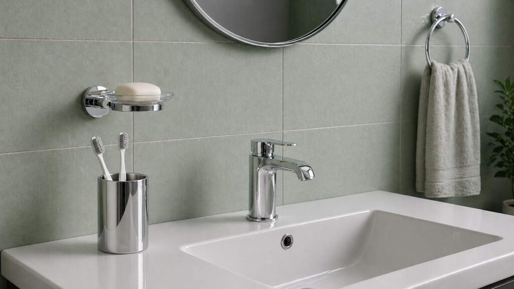 Hromirana cesma i drzac za sapun