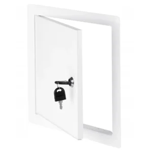 Metalna reviziona vrata AWENTA DM91Z 30x30 bela