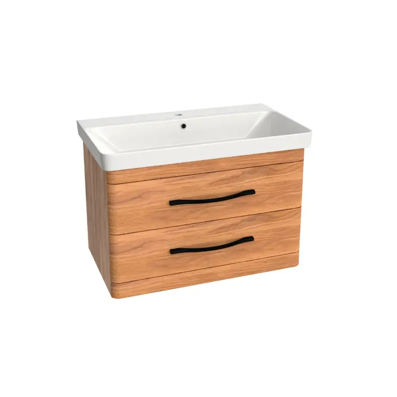 Pino Art Luxor 80 cm lavabo sa ormaricem sa fiokama drvo