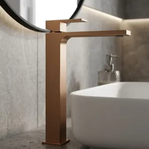 PEŠTAN Fluenta QXL slavina za lavabo visoka bakar