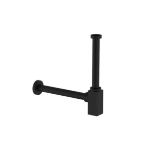 Teorema Pillar 03313BB kvadratni podsklop za lavabo 5/4 u mat crnoj boji
