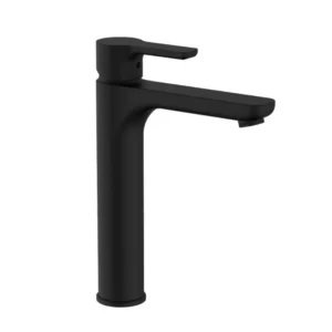 Teorema Goodlife 86370BB visoka slavina za lavabo sa klik-klak ventilom u mat crnoj boji