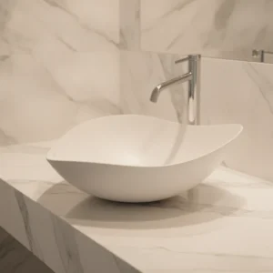 Roca Ruy Ohtake nadgradni lavabo 54×37,5 cm – mat bela (A327A13620)