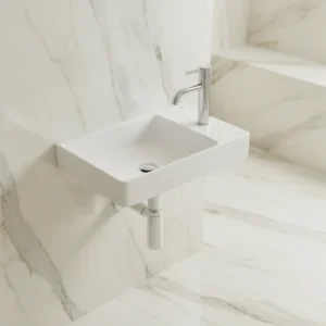 Roca Ona kompaktni konzolni lavabo 45×26 cm sa posudom levo (A327681000)