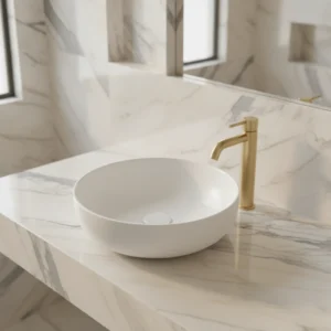 Olympia Metamorfosi okrugli nadgradni lavabo Ø 45 cm beli (MET4245001)